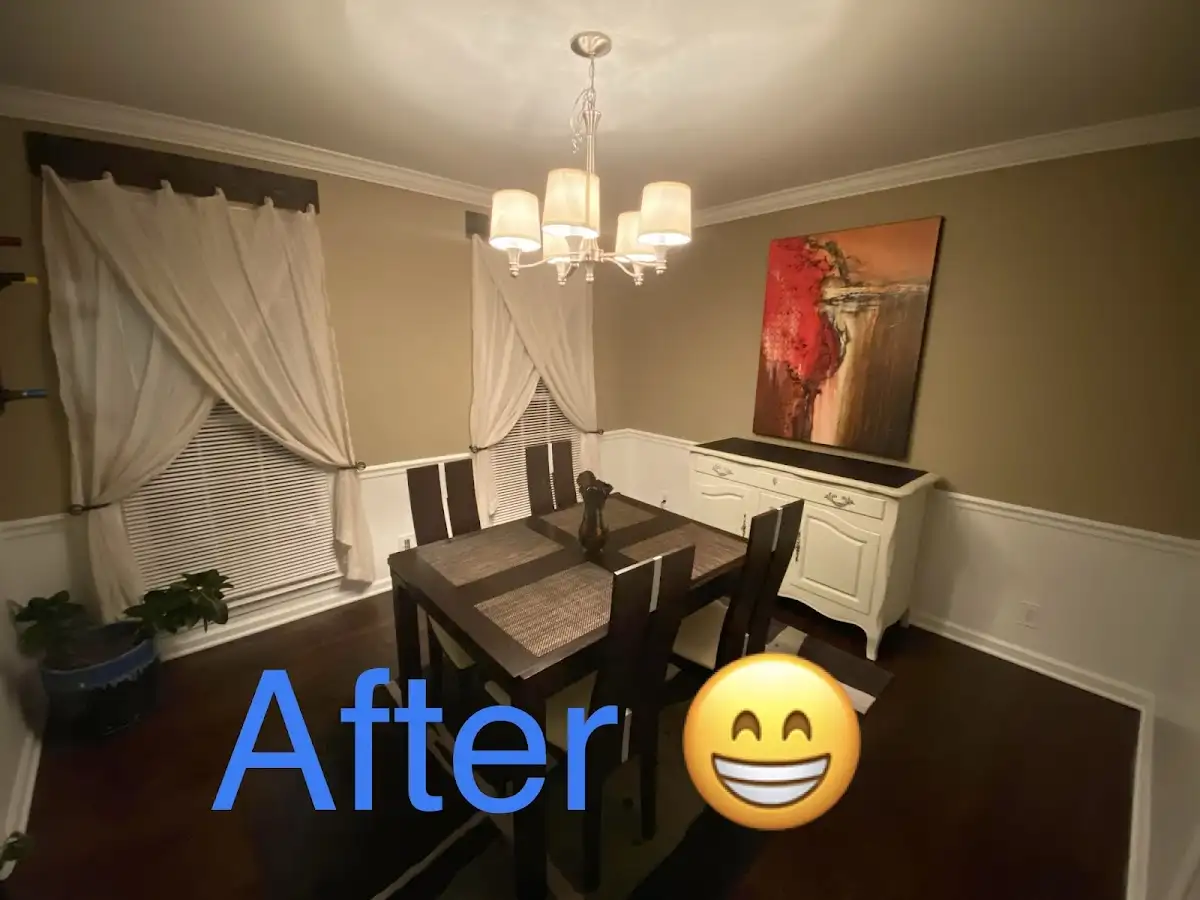 Professional dining room restoration after water damage in Siler City